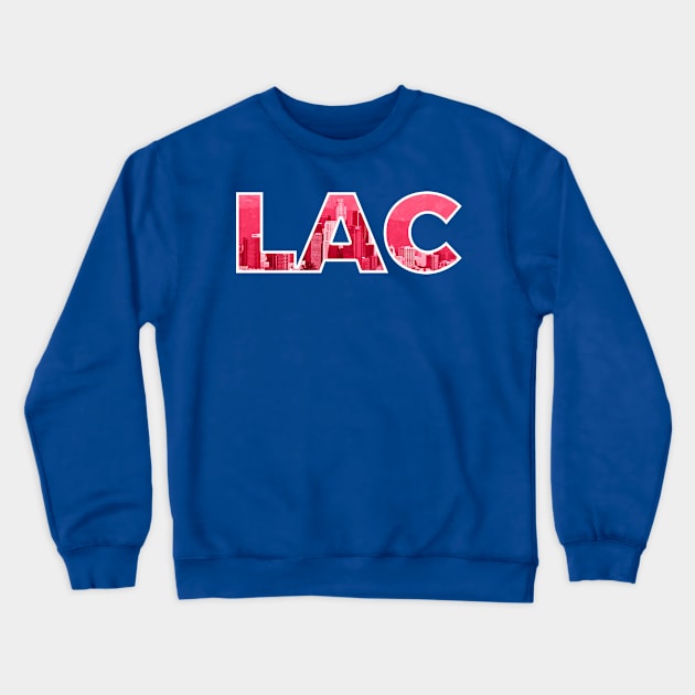 Los Angeles Clippers LAC Skyline Crewneck Sweatshirt by StupidHead